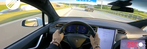 Tesla Model X: The Sound of Silence at 250 km/h